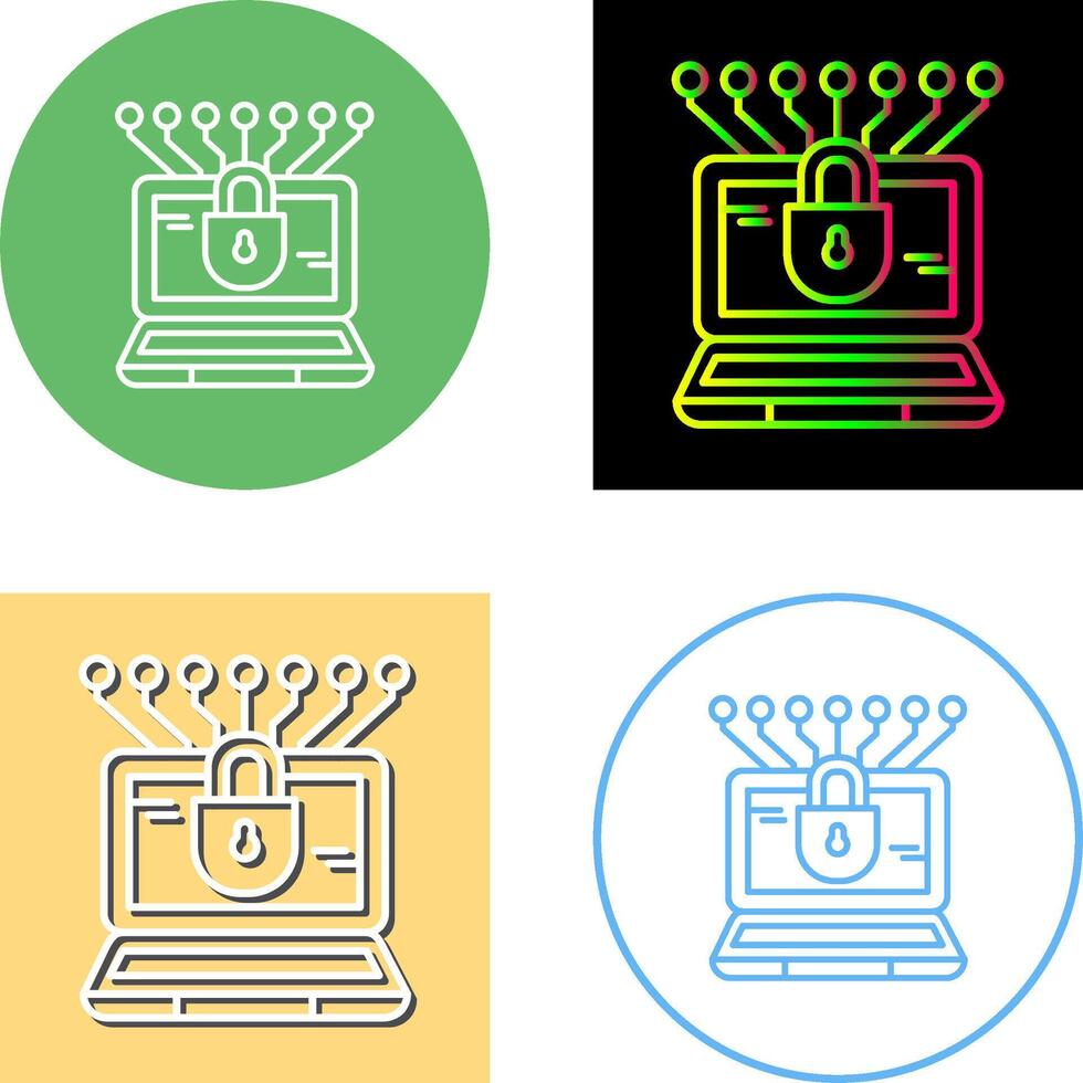 Money Hacking Icon Design vector