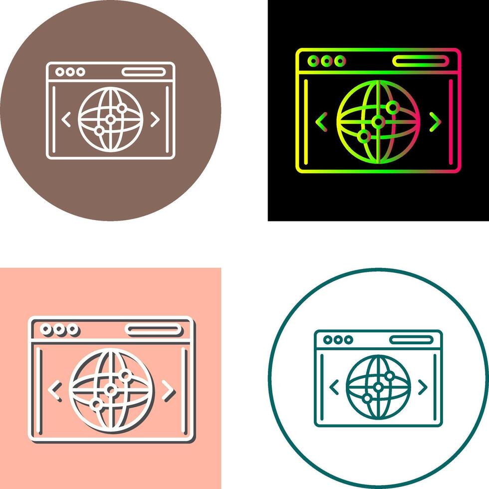 Website Icon Design vector