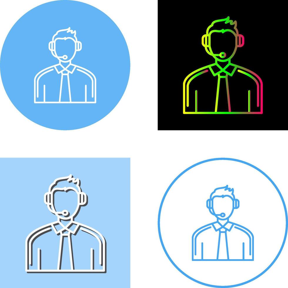 Customer Support Icon Design vector