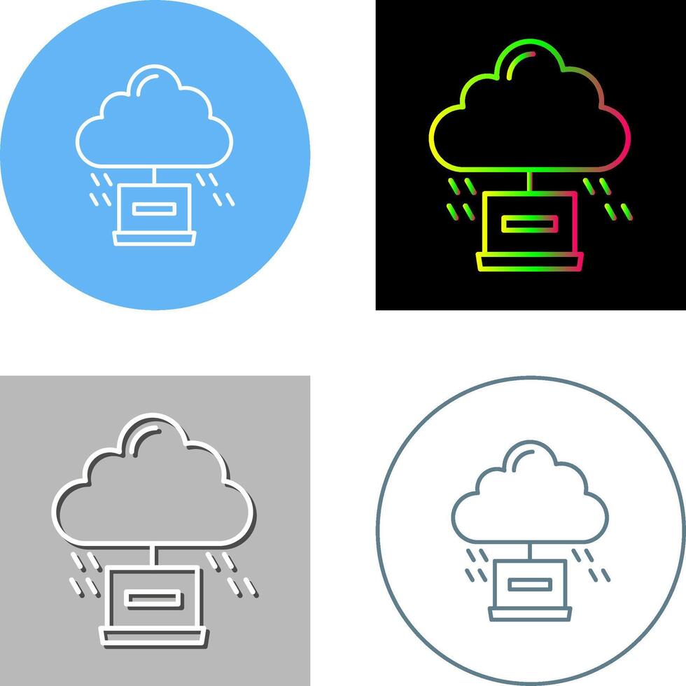Cloud Computing Icon Design 45425820 Vector Art at Vecteezy