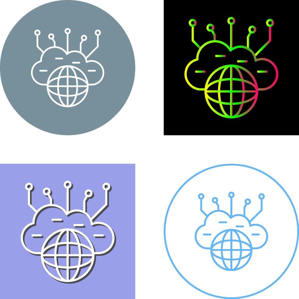 Computing Cloud Icon Design 45425981 Vector Art at Vecteezy