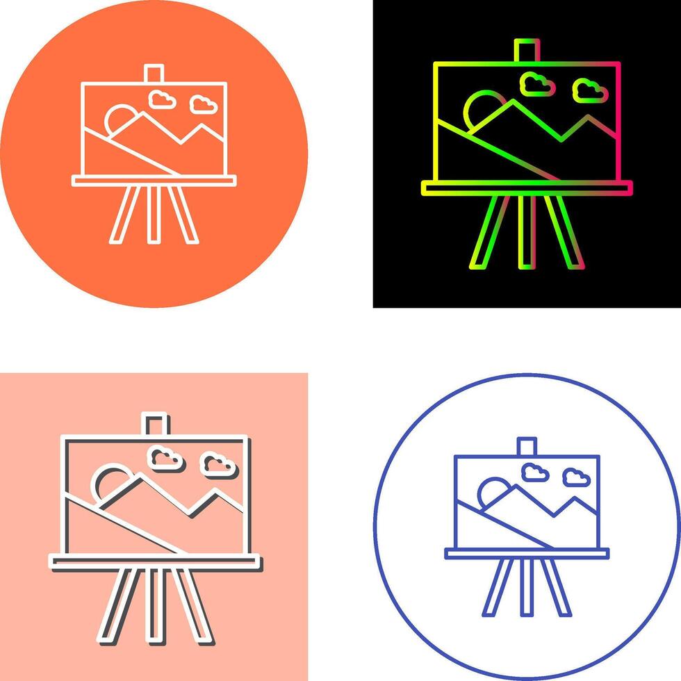 Canvas Icon Design vector