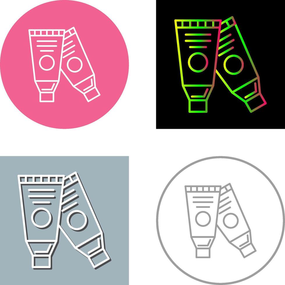 Paint Tube Icon Design vector