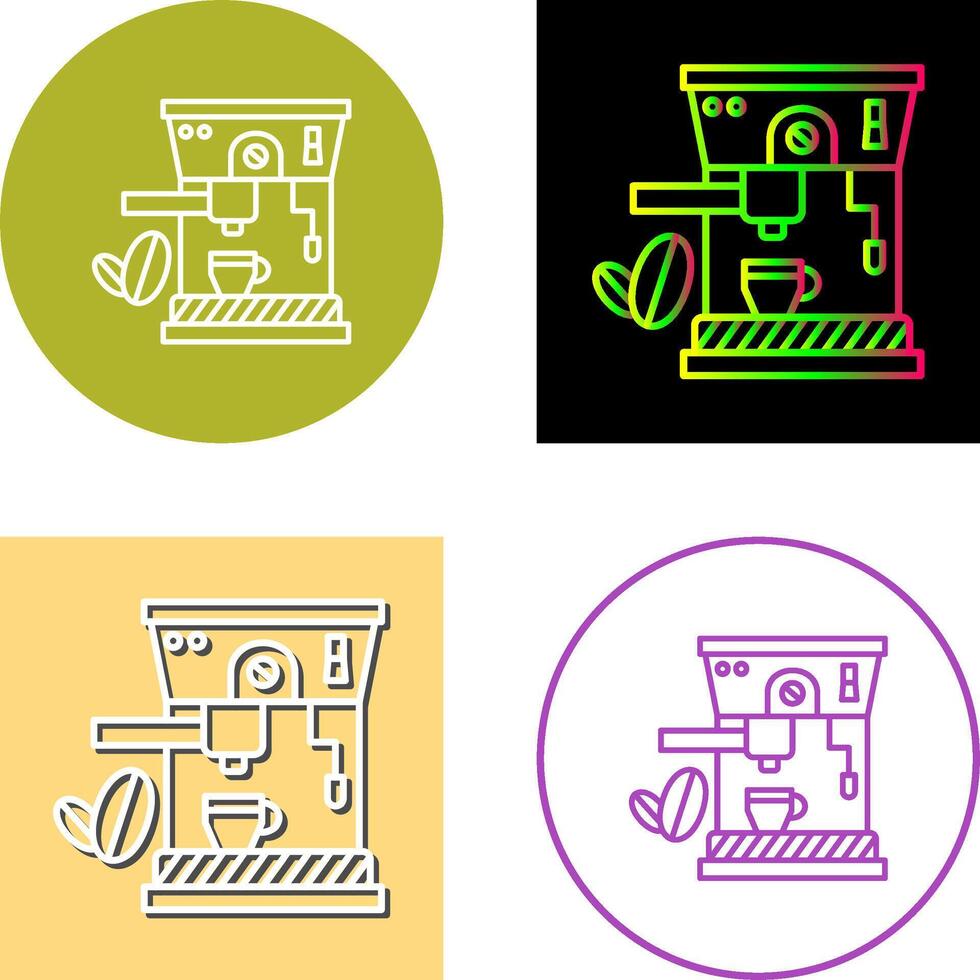 Coffee Machine Icon Design vector