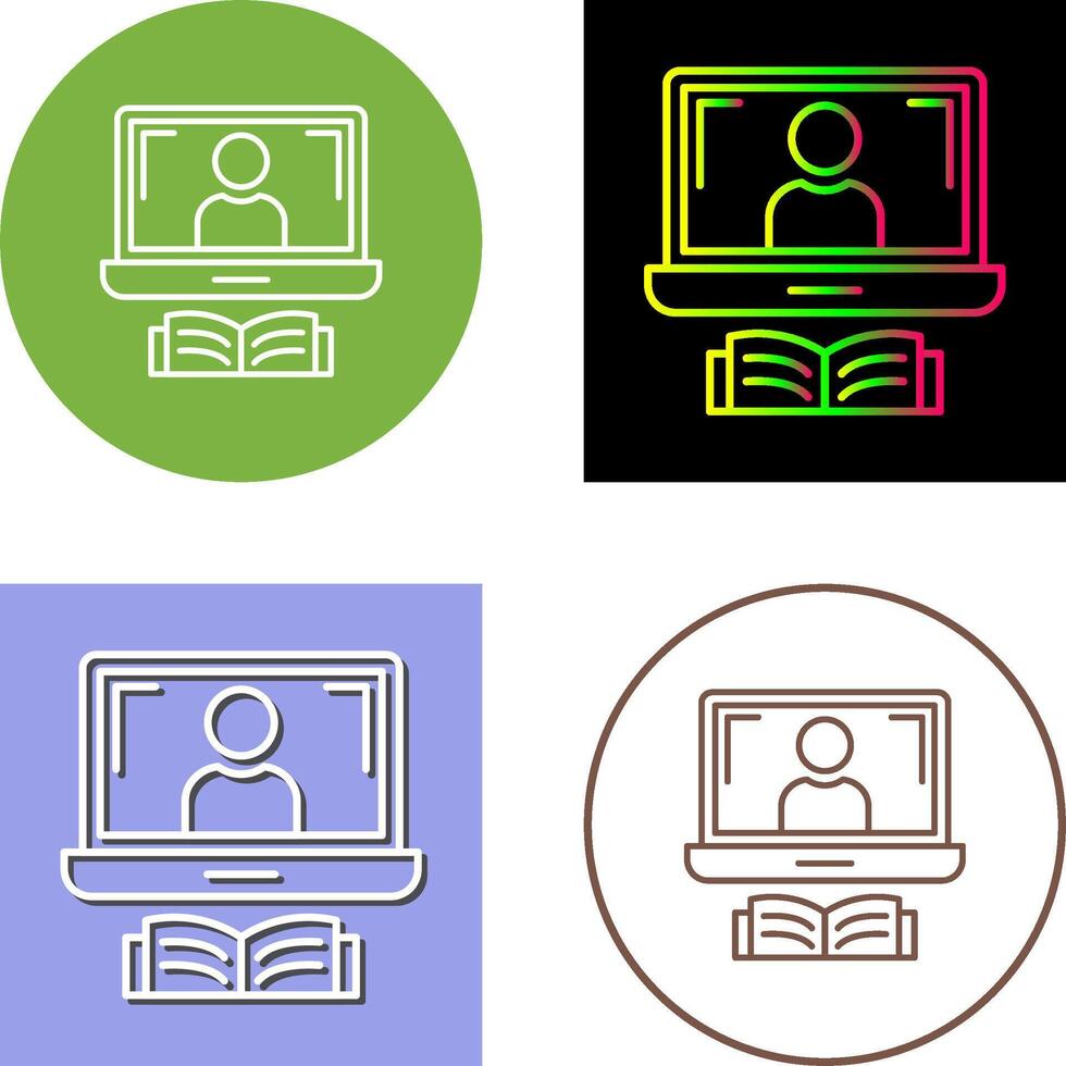 Lesson Icon Design vector