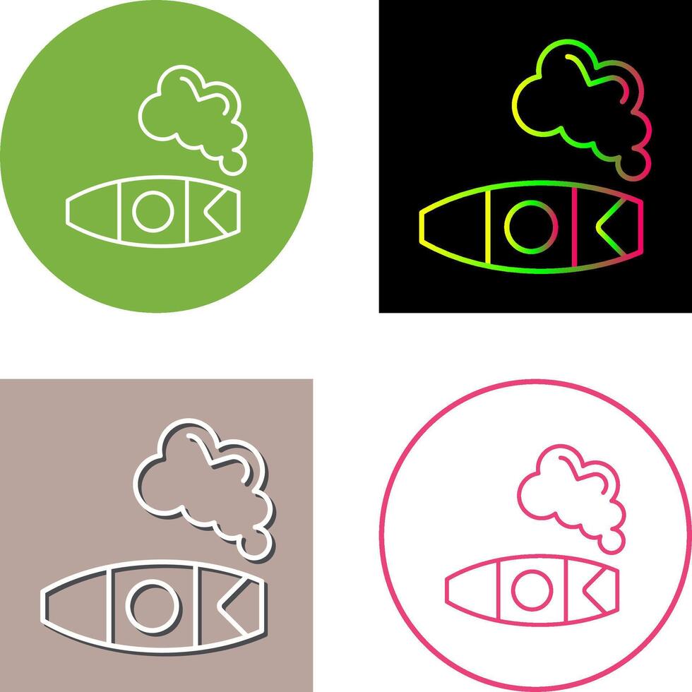 Cigar Icon Design vector