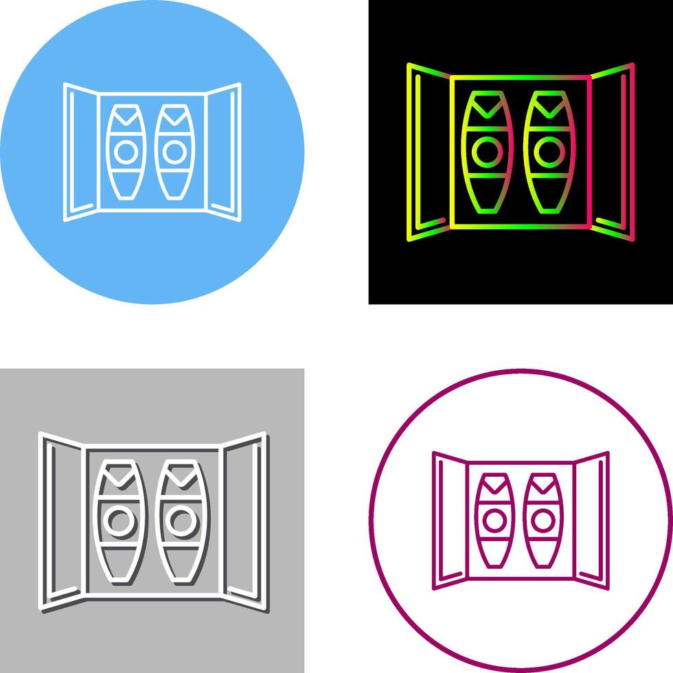 Cigar Box Icon Design vector