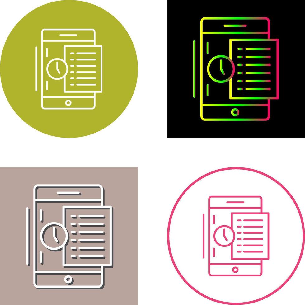 Online Quiz Icon Design vector