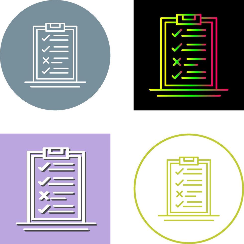 Delivery List Icon Design vector
