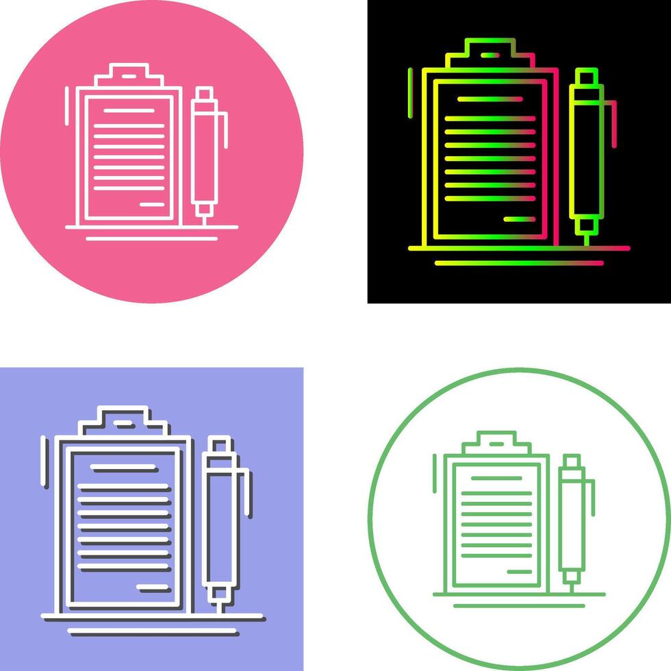 Contract Icon Design vector