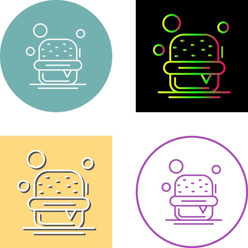 Burger Icon Design vector