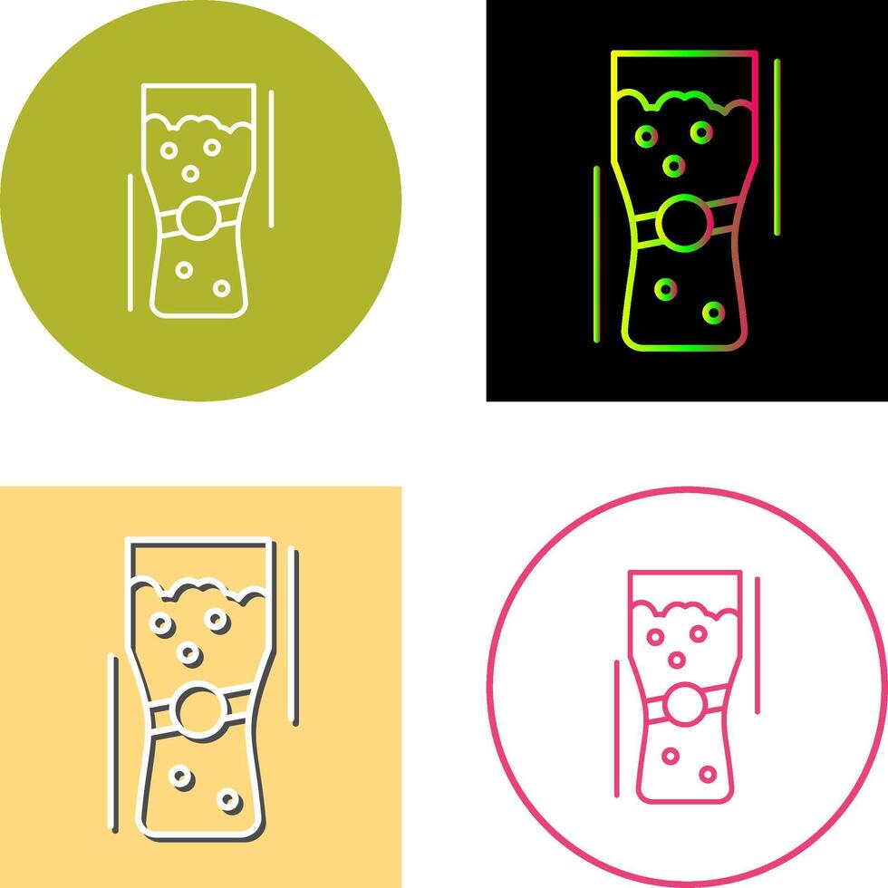 Pint Of Beer Icon Design vector