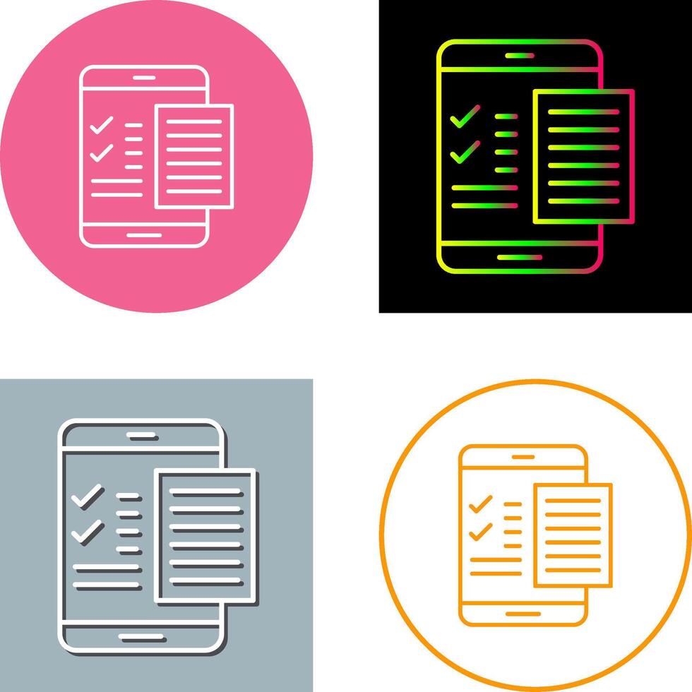 Check List Icon Design vector