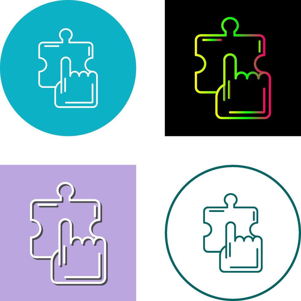 Quick Selection Icon Design vector