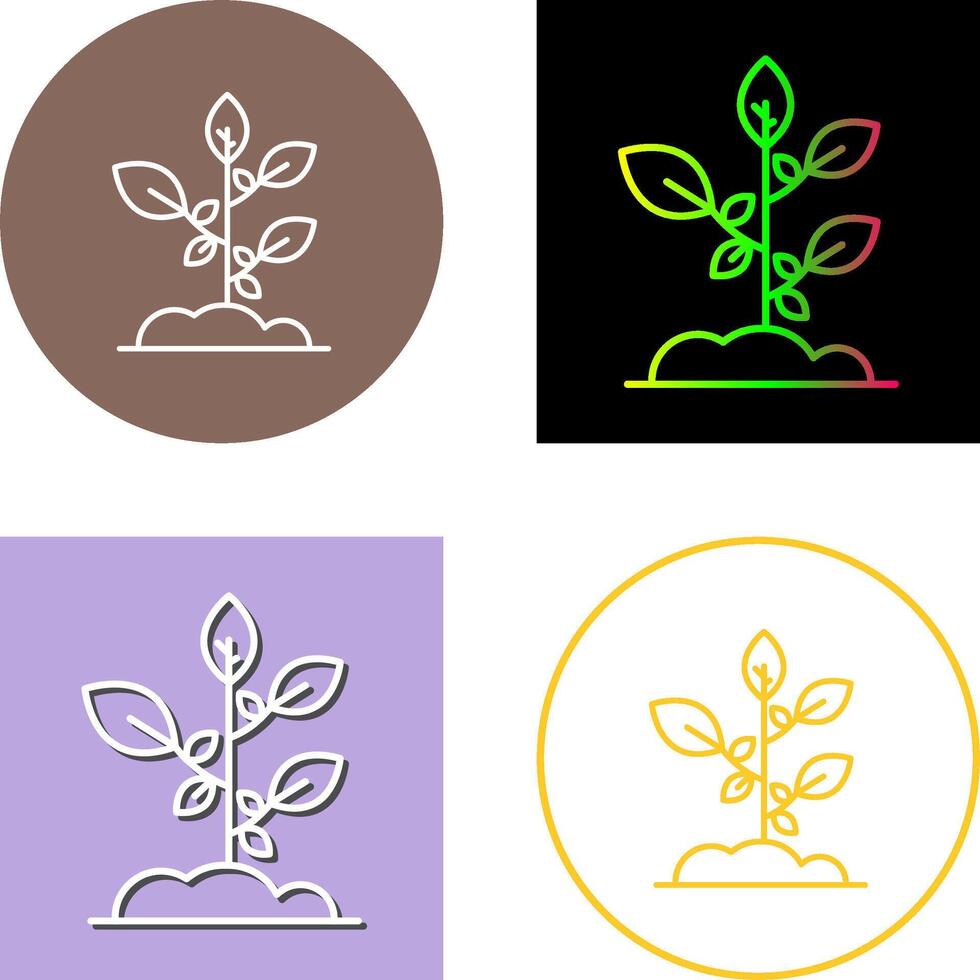 Sprout Icon Design vector