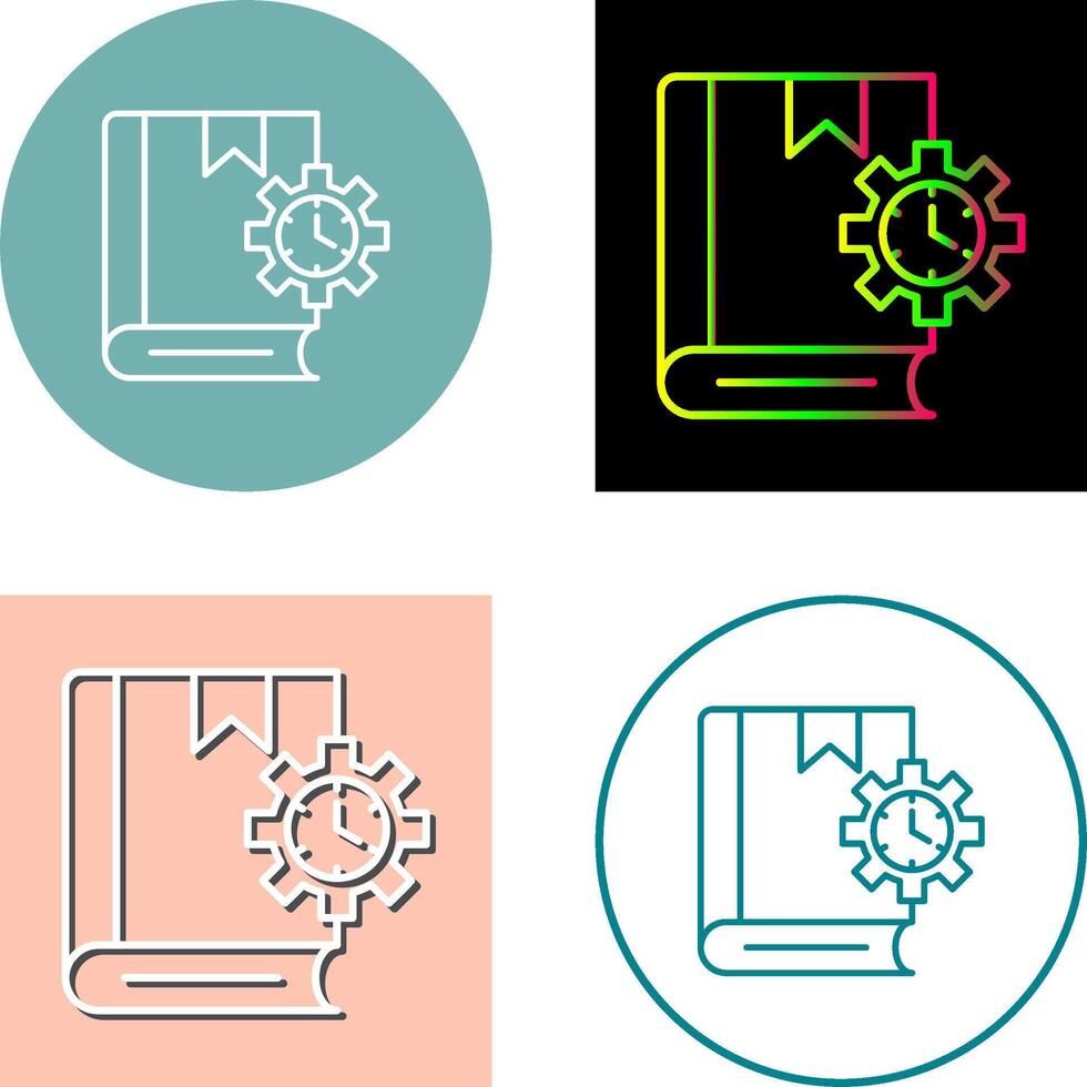 Duration Icon Design vector