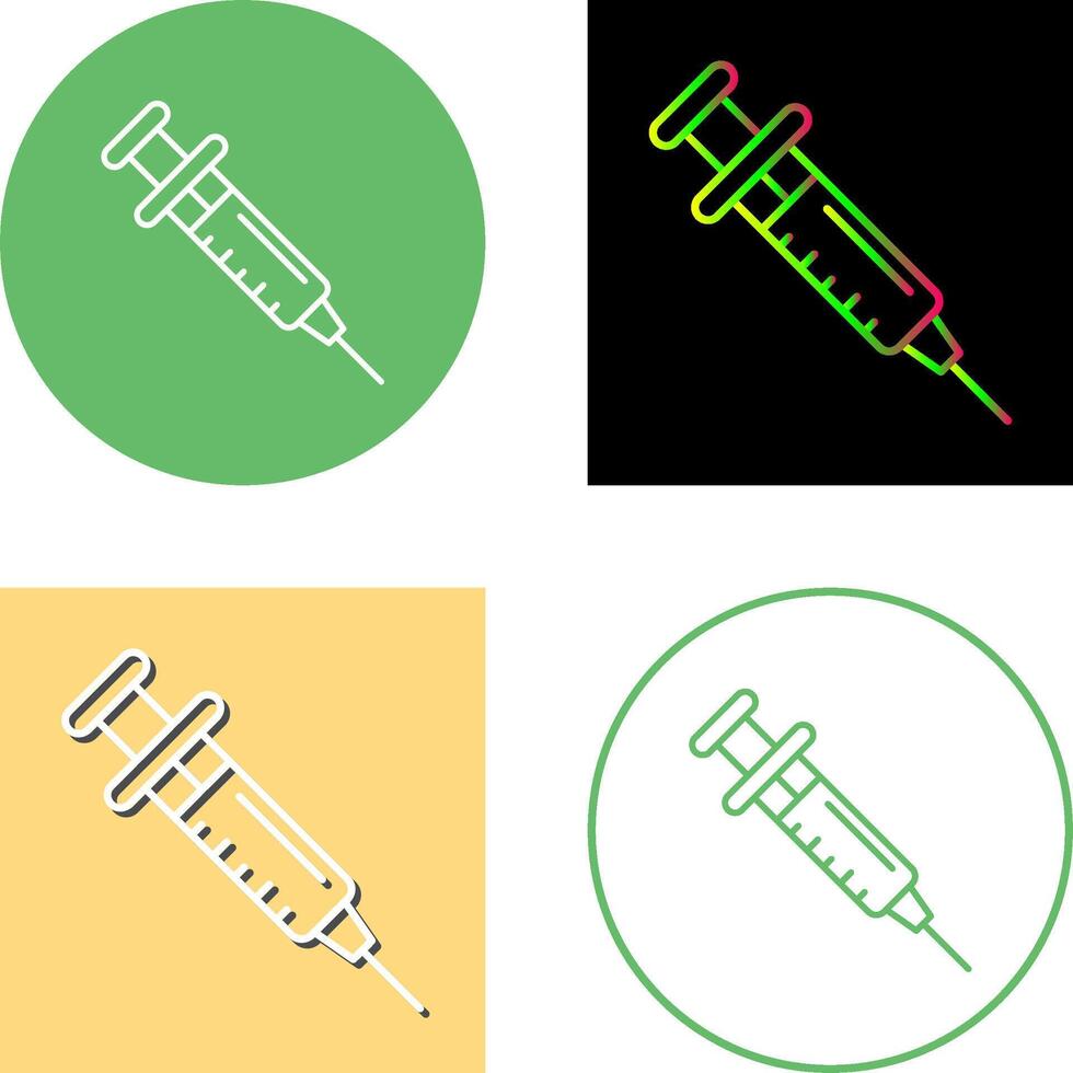 Injection Icon Design vector
