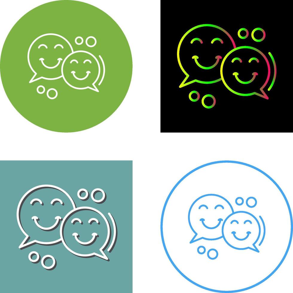 Chatting Icon Design vector