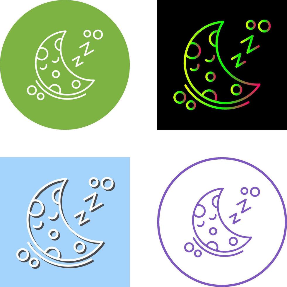 Sleeping Icon Design vector