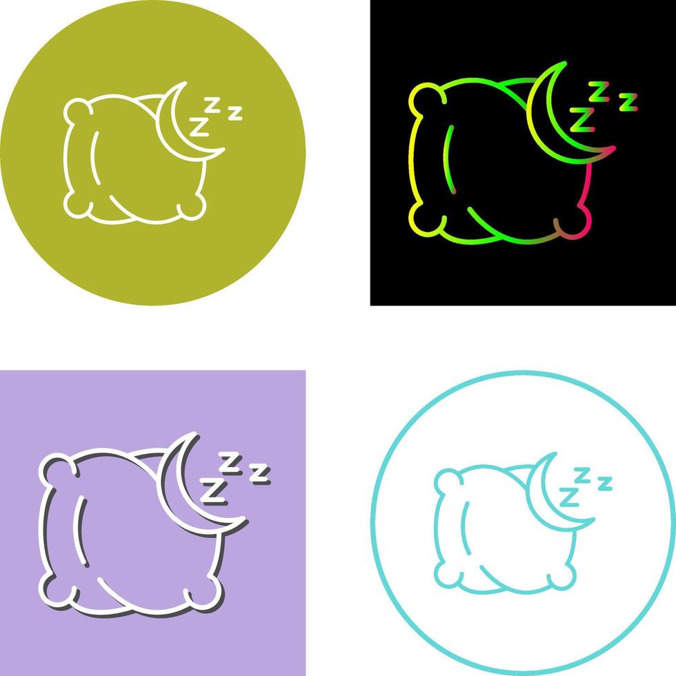 Pillow Icon Design vector
