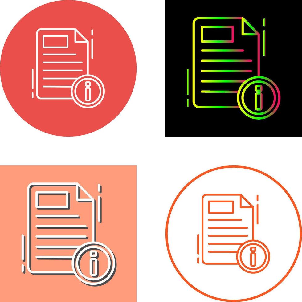 Document Icon Design vector