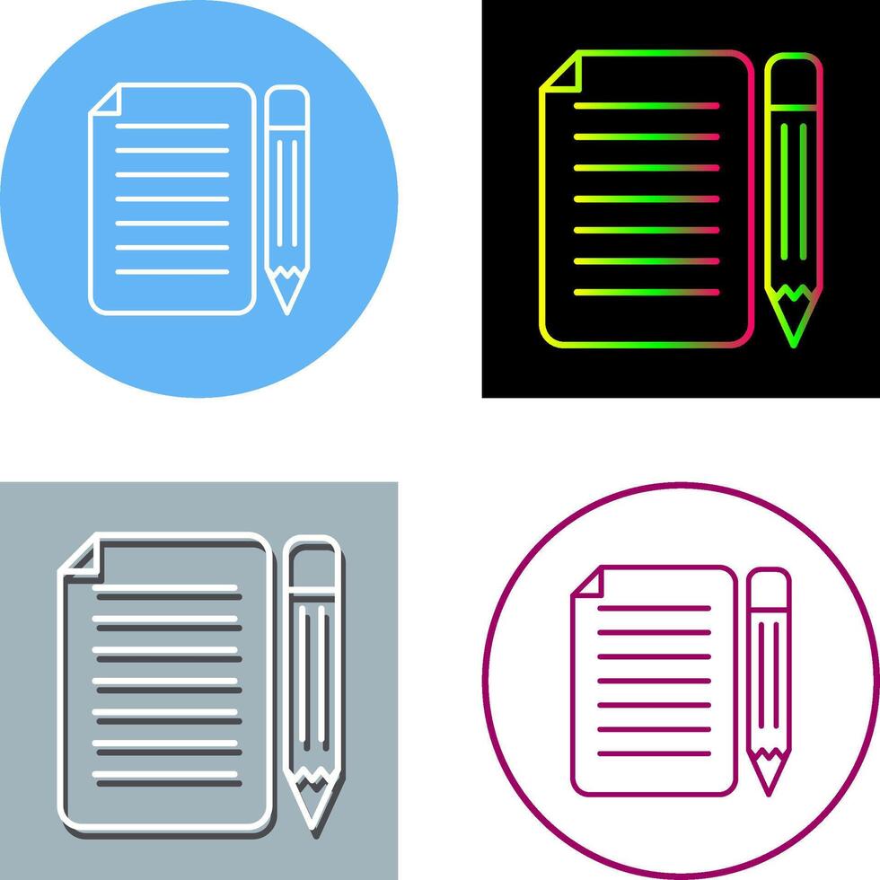 Page Icon Design vector