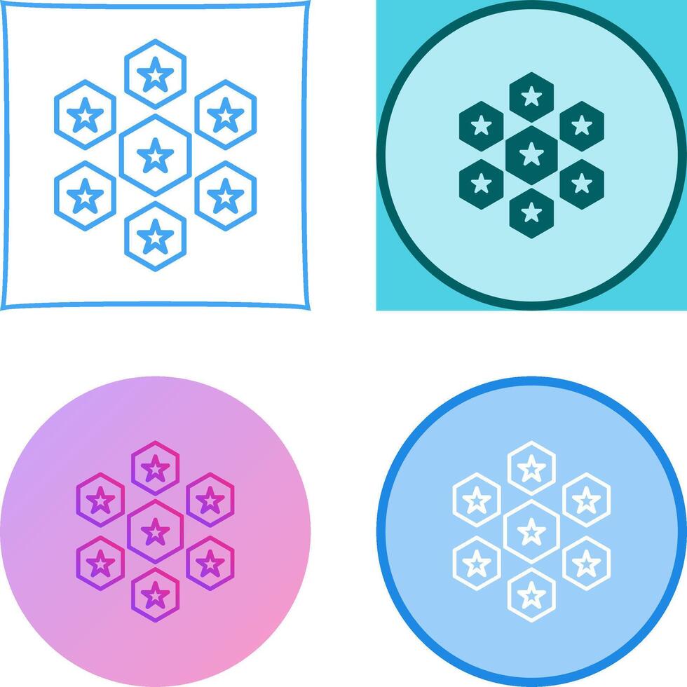 Unique Reputation Management Icon Design vector