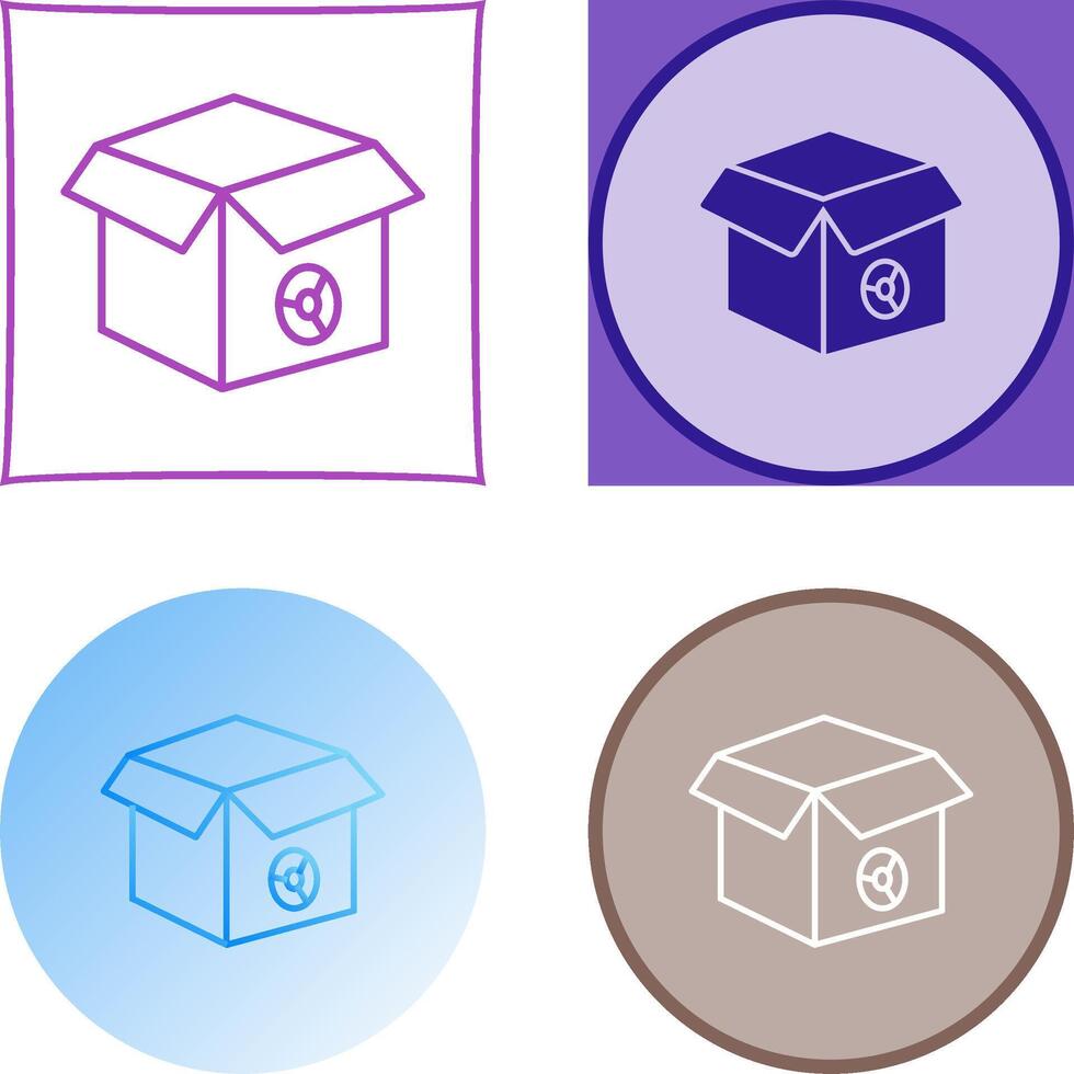 Unique Seo Packages Icon Design vector