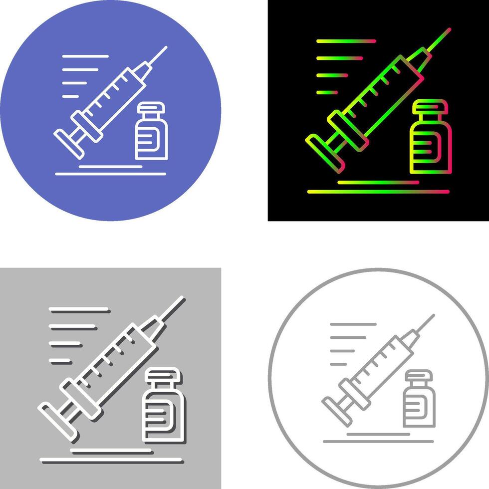 Syringe Icon Design vector