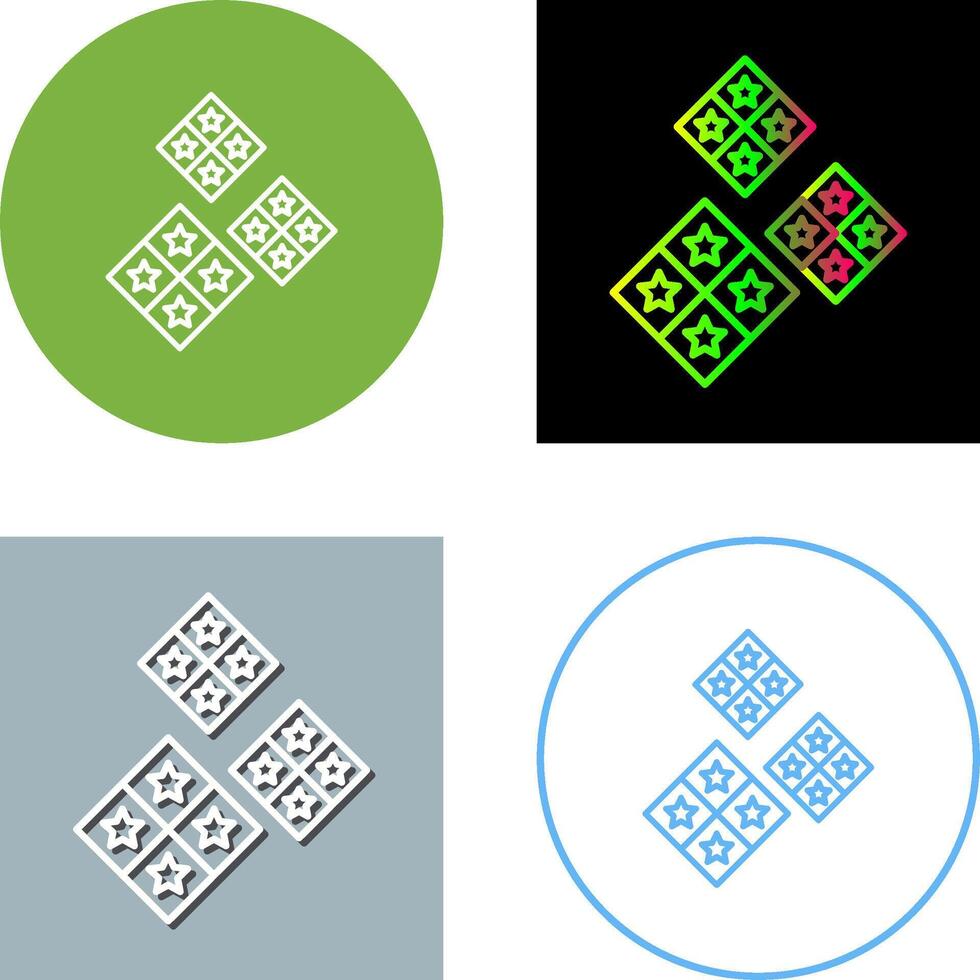 Tiles Icon Design vector