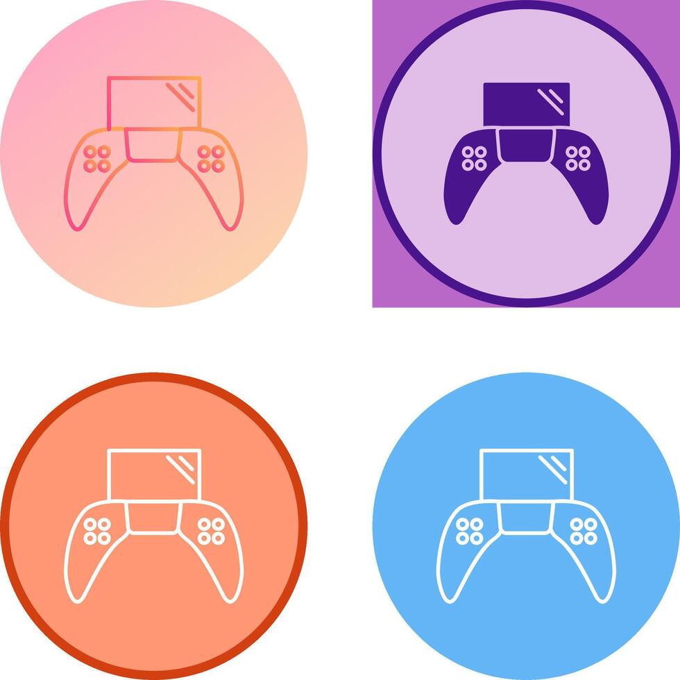 Unique Play Station Icon Design vector