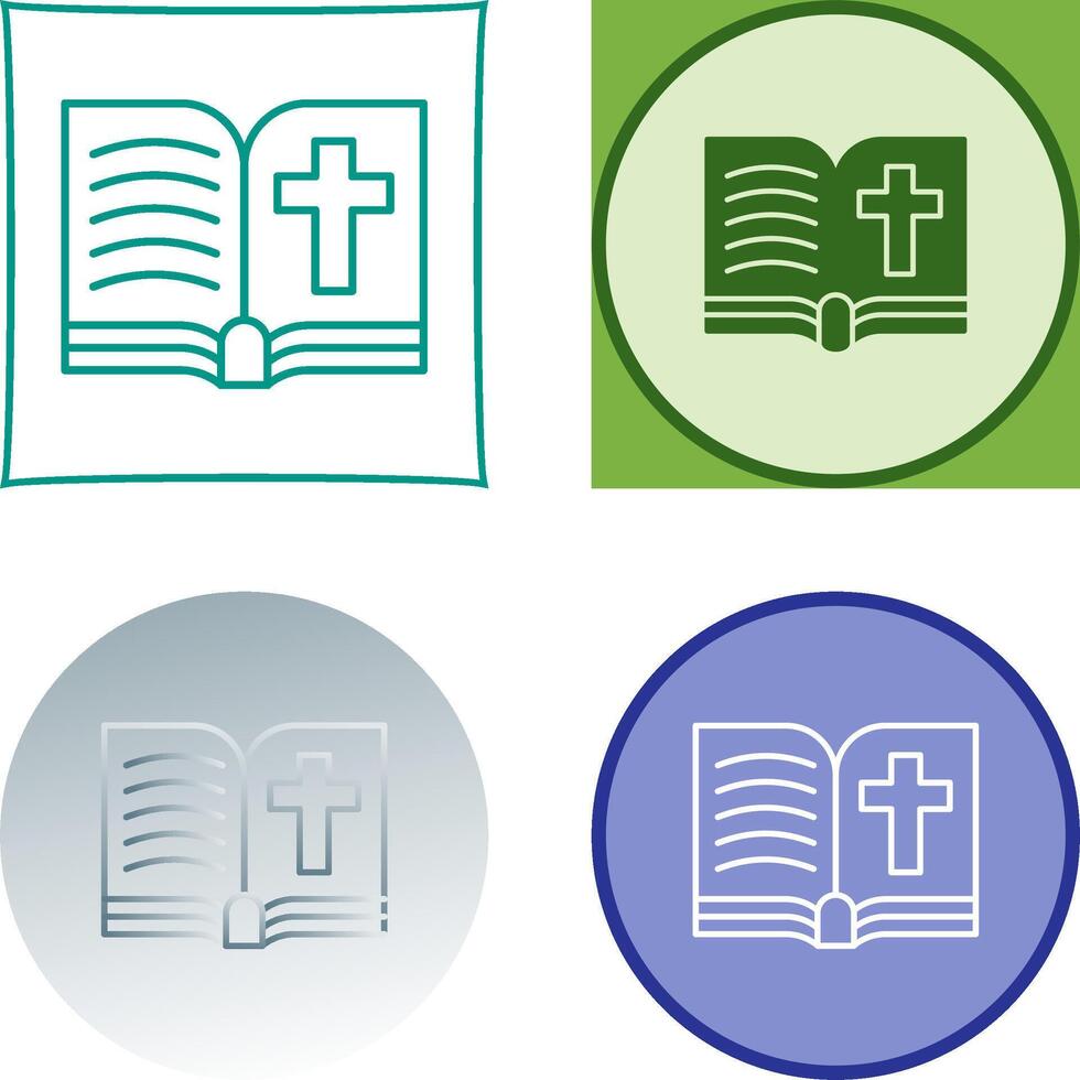 bible Icon Design vector