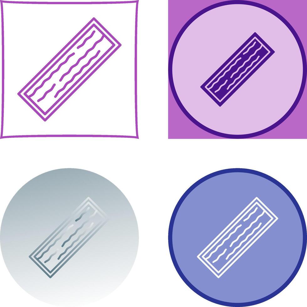Plank Icon Design vector