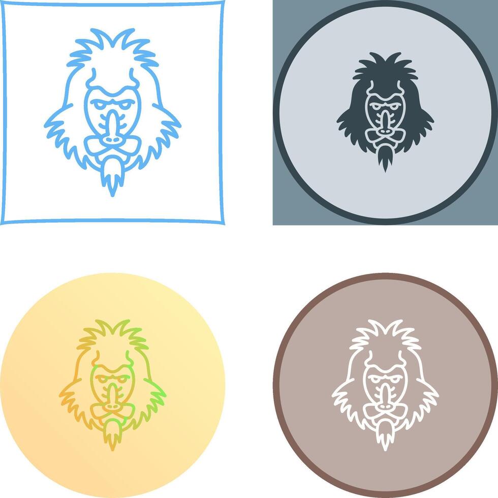 Mandrill Icon Design vector