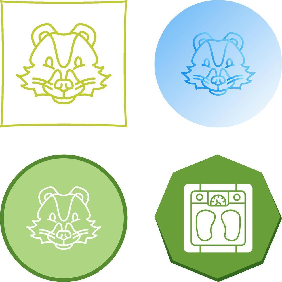 Skunk Icon Design vector