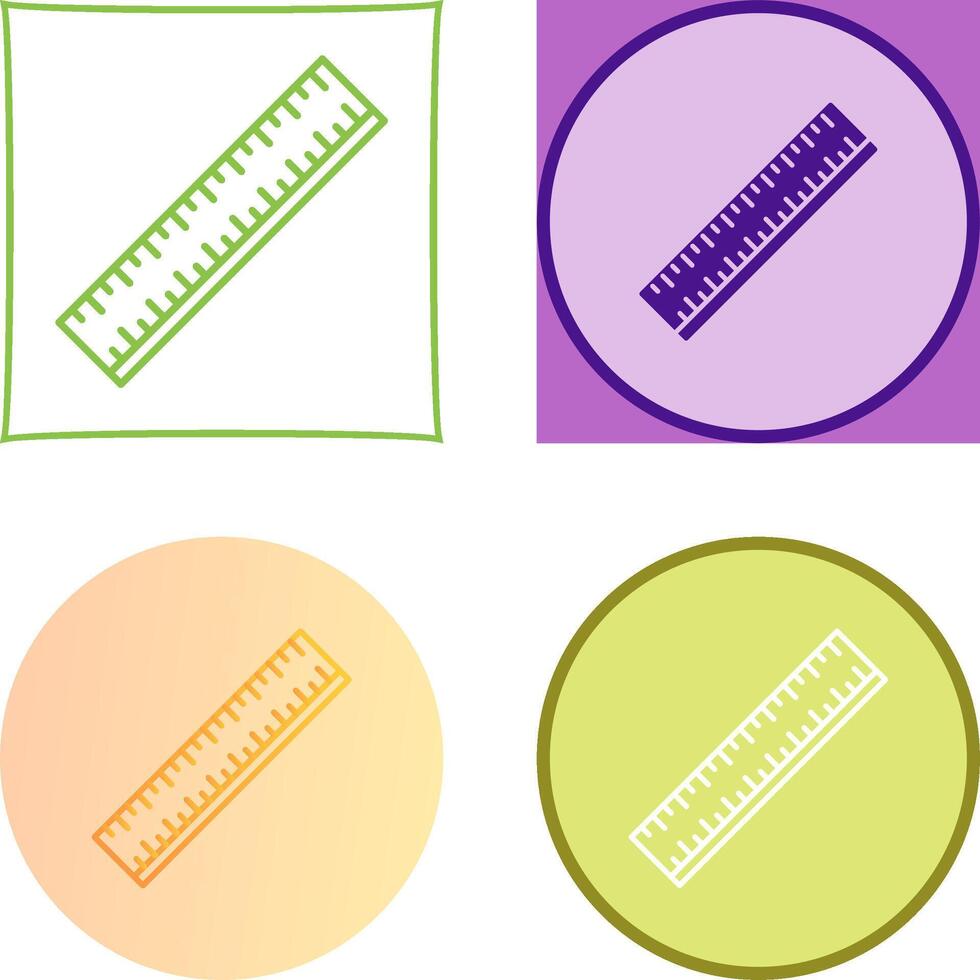 Ruler Icon Design vector
