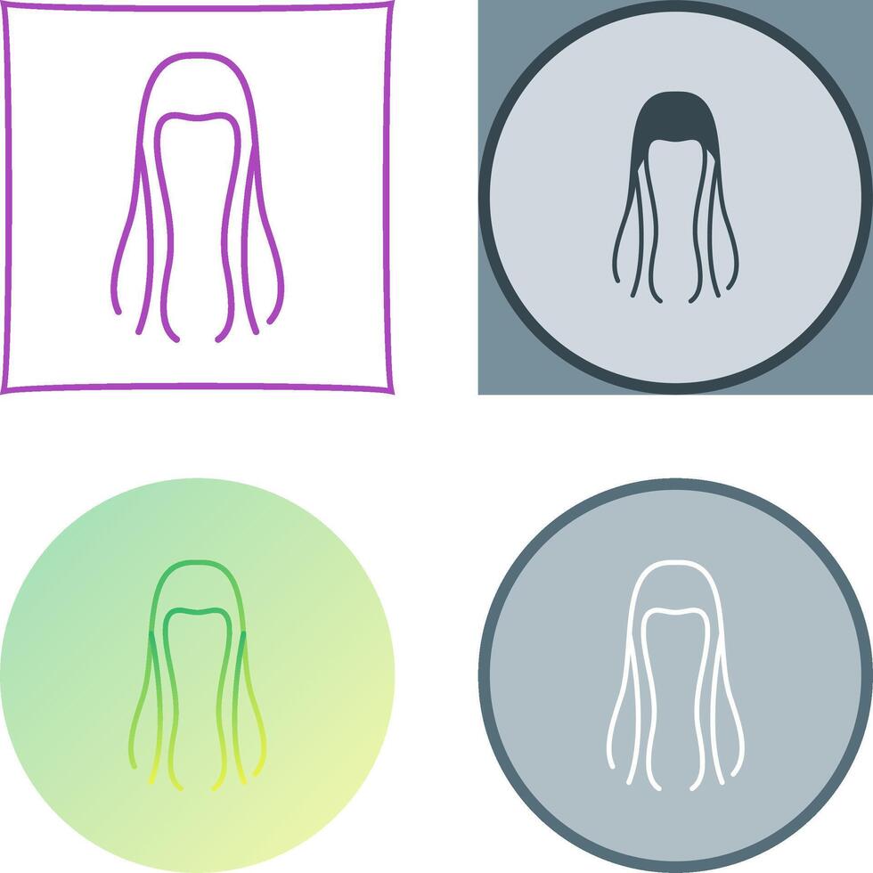 Hair Icon Design vector