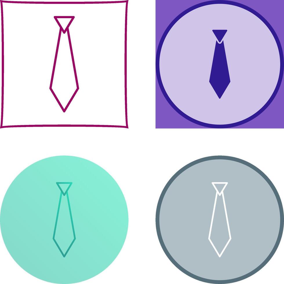 Tie Icon Design vector