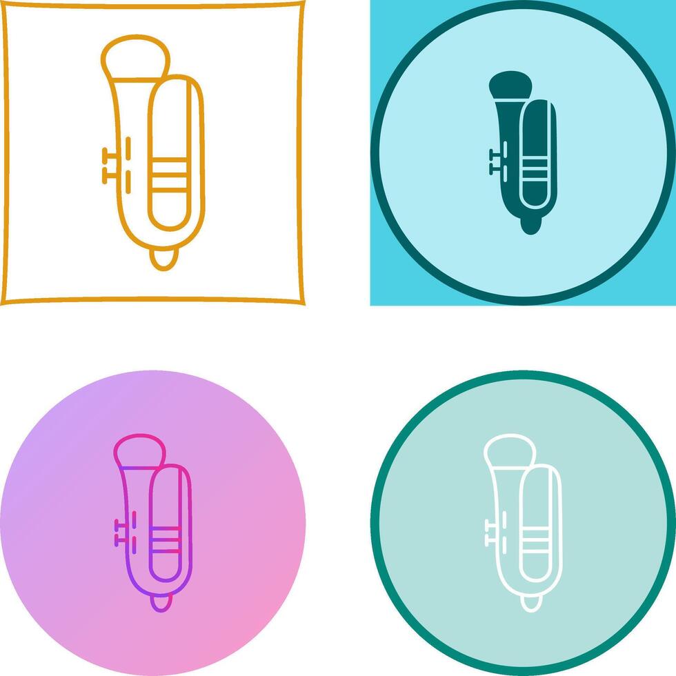 Tuba Icon Design vector