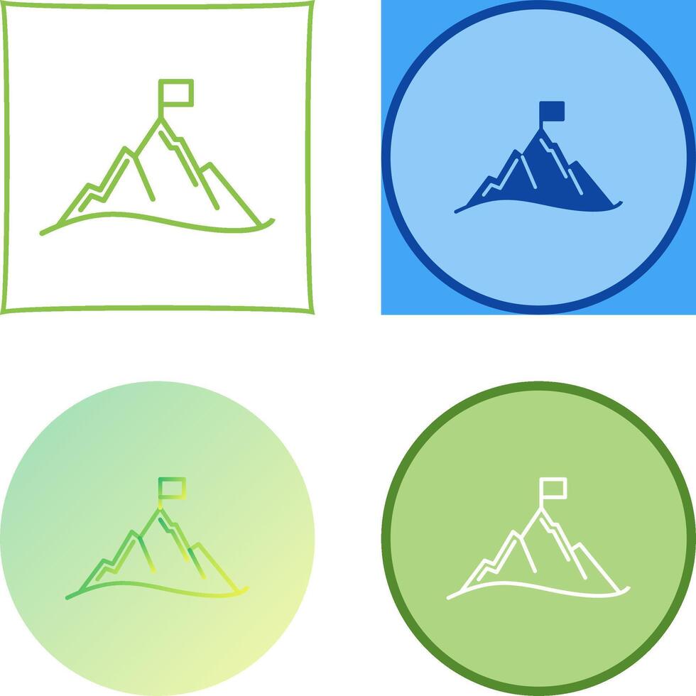 Mission Icon Design vector