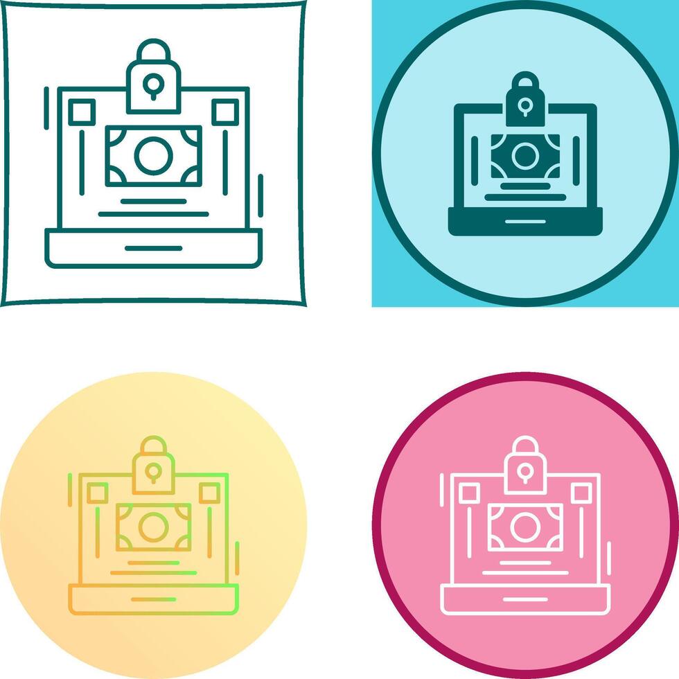 Secure Payment Icon Design vector