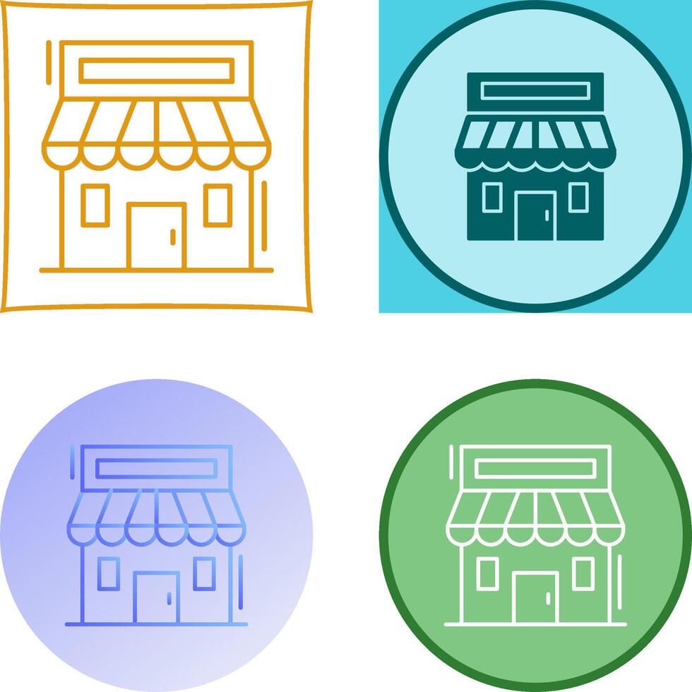 Retail Place Icon Design vector
