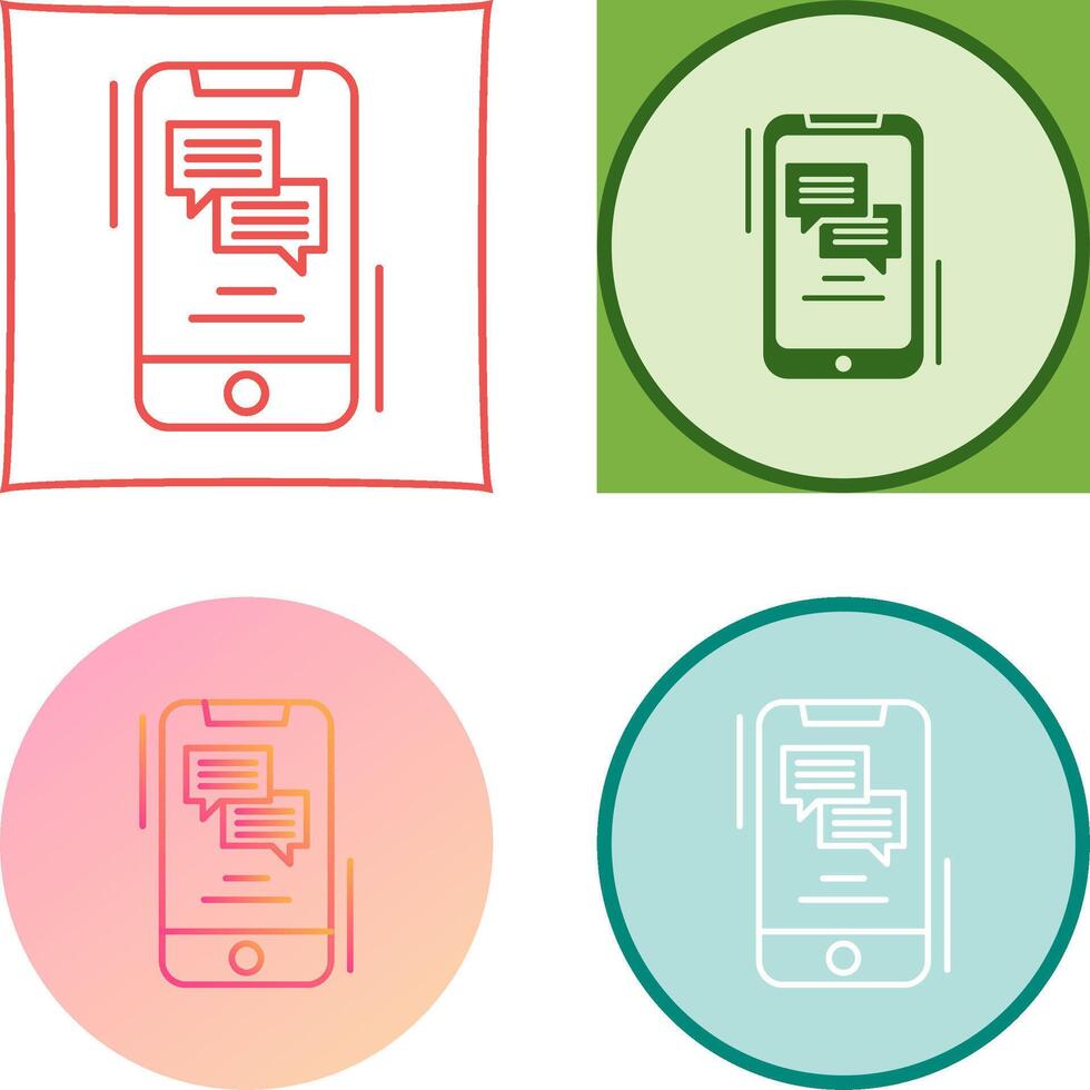 Text Icon Design vector