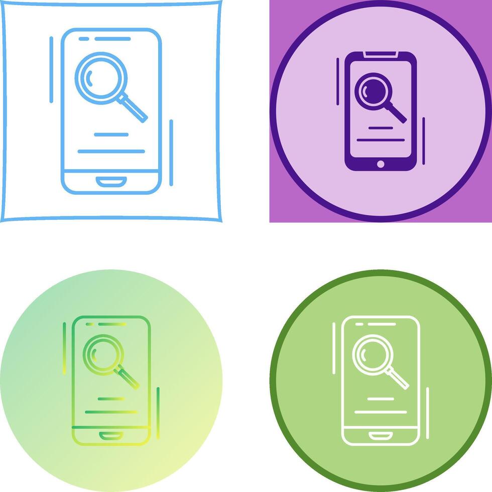 Search Icon Design vector