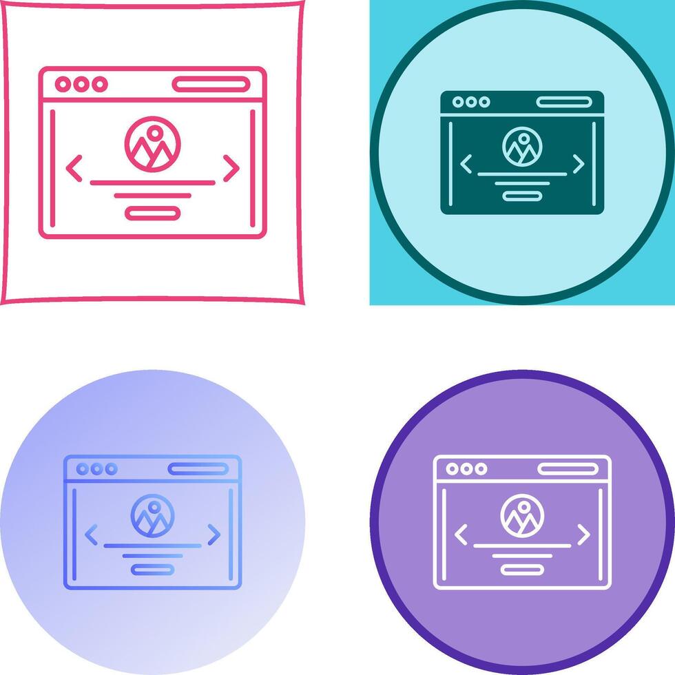 Web Page Icon Design vector