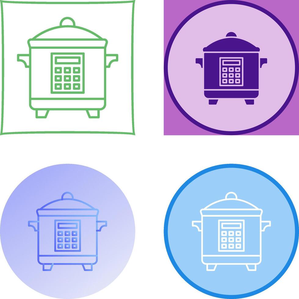 Cooker Icon Design vector