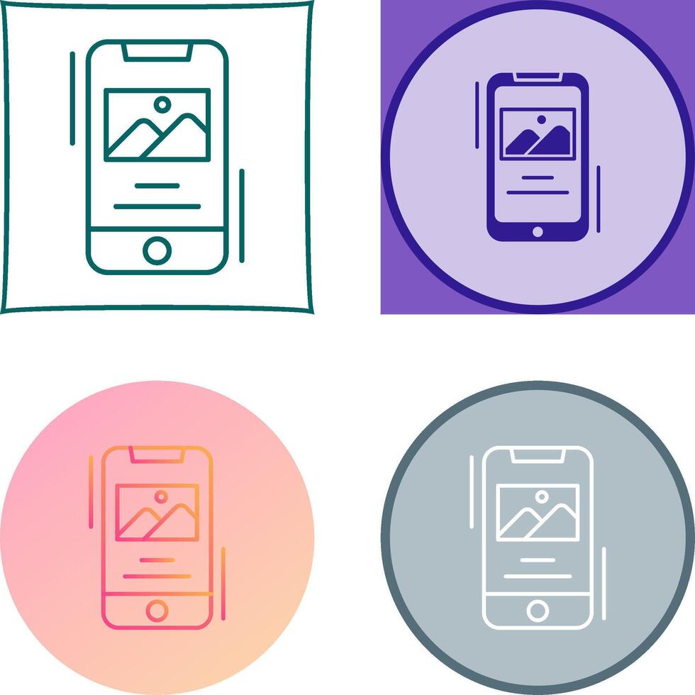 Gallery Icon Design vector