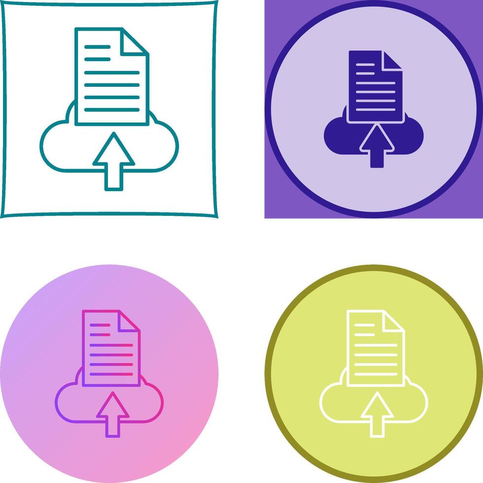 File Upload Icon Design vector