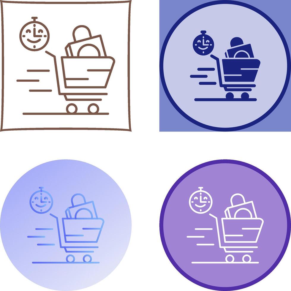 Happy Hour Icon Design vector