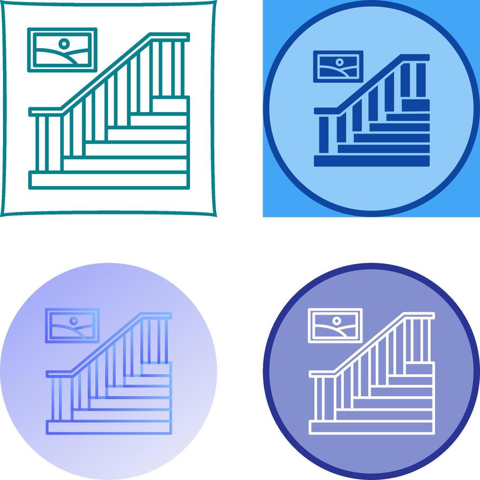 Stair Icon Design vector